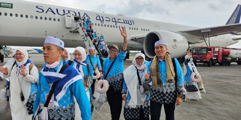 55 Persen Jemaah Haji Indonesia Telah Tiba di Tanah Air