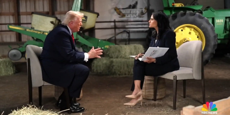 Trump Adu Mulut dengan Jurnalis NBC, Wawancara Berakhir Ricu
