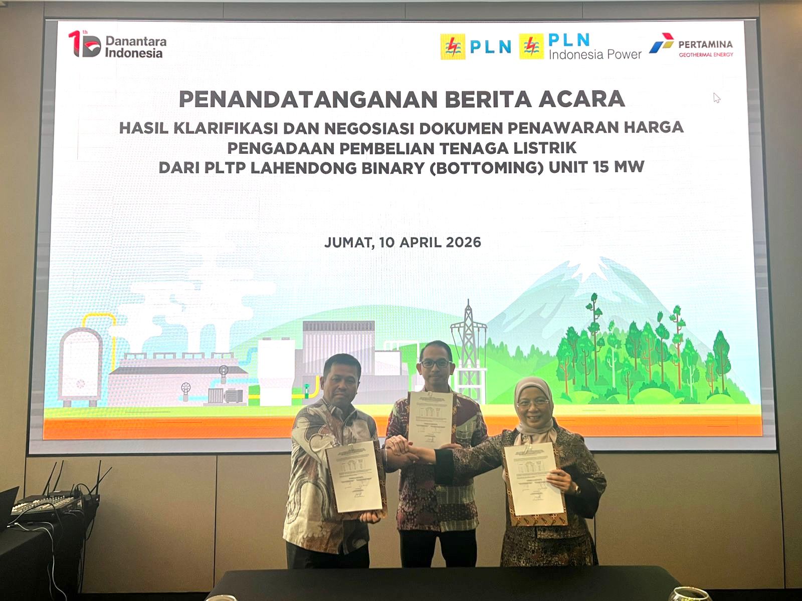 PGE dan PLN IP Sepakati Tarif, Proyek PLTP Lahendong 15 MW Masuk Tahap Lanjutan