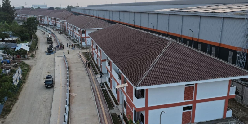 Hampir Rampung, Sekolah Rakyat Kementerian PU di Bekasi Usung Gentengisasi