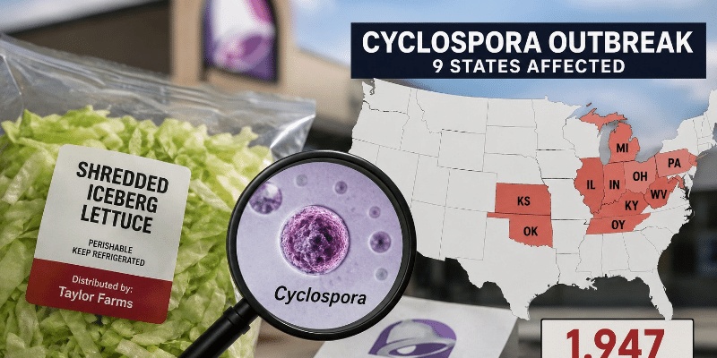 Wabah Cyclosporiasis Meluas di AS, Hampir 2.000 Orang Terinfeksi