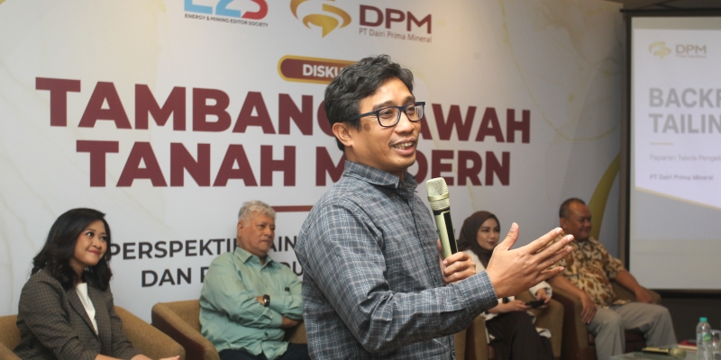Metode Backfill Tailing jadi Andalan Tambang Bawah Tanah Lebih Ramah Lingkungan