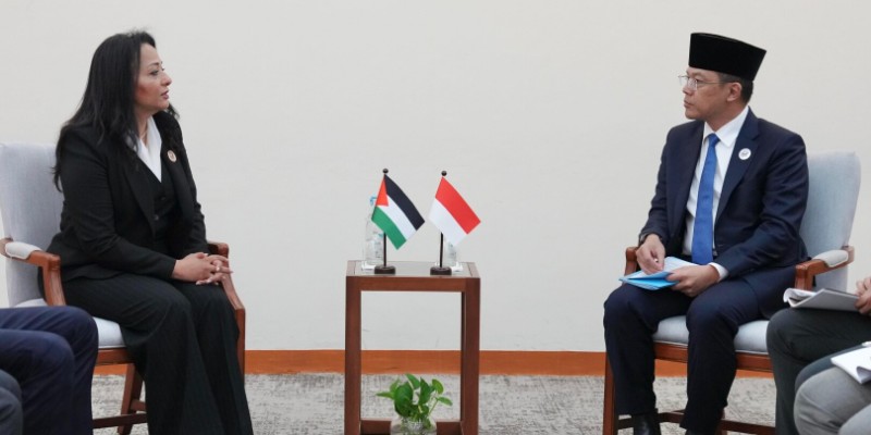 Temui Menteri Palestina, Sugiono Pastikan Dukungan Politik dan Kemanusiaan Terus Berlanjut
