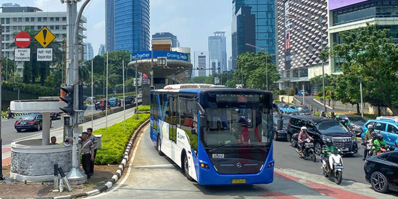 Demo di Gedung DPR, Transjakarta Setop Sementara Rute Ini