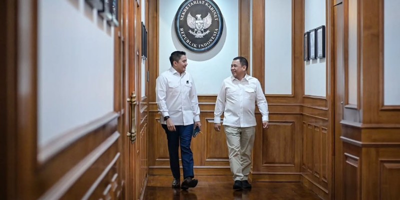 Haji Isam Temui Seskab Teddy, Bahas Investasi Pertambangan hingga Hilirisasi