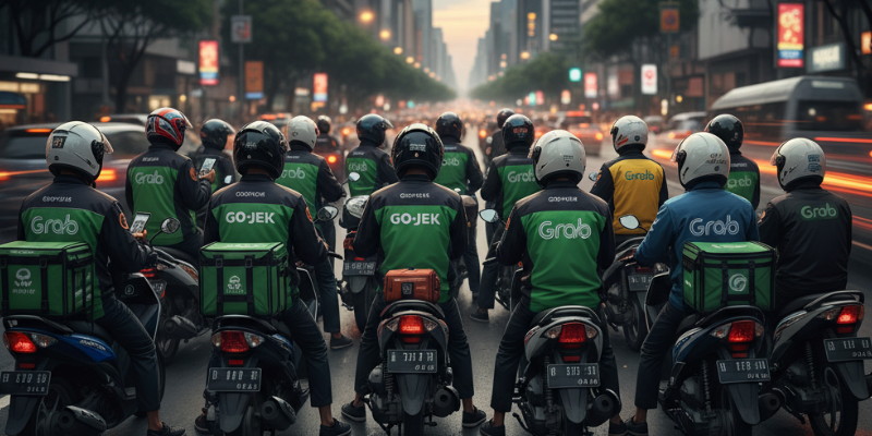 Kemerdekaan Ekonomi Pengemudi Ojek Online