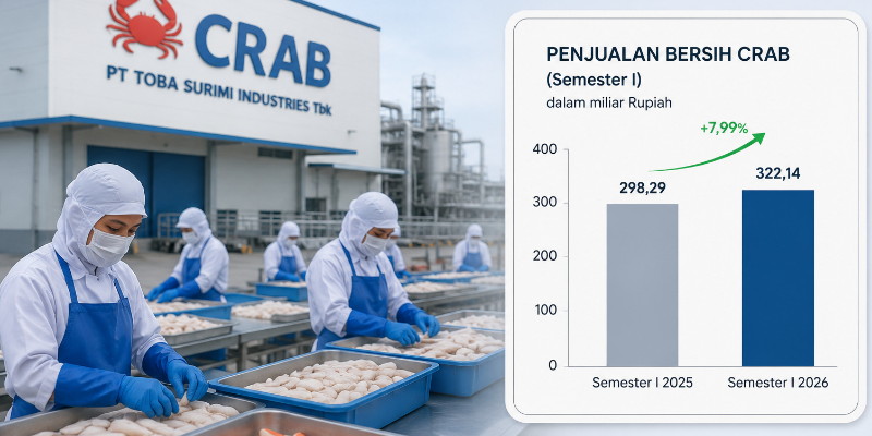 Penjualan Naik, Laba CRAB Justru Tertekan 53 Persen