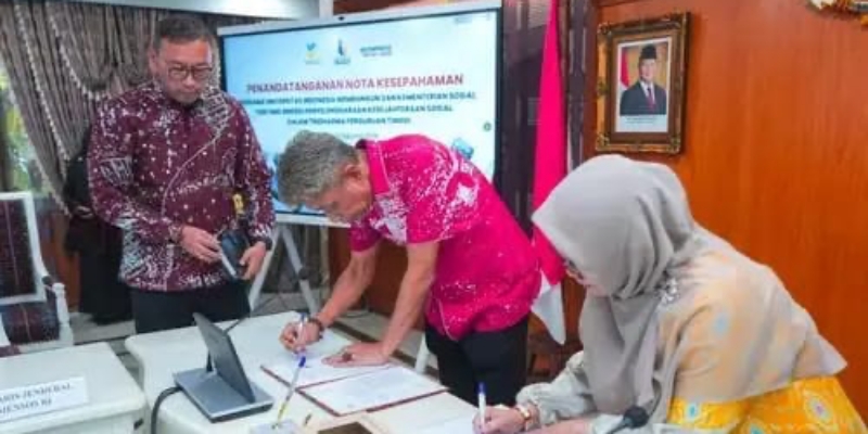 Kemensos dan INABA Sinergi Entaskan Kemiskinan Lewat Sekolah Rakyat