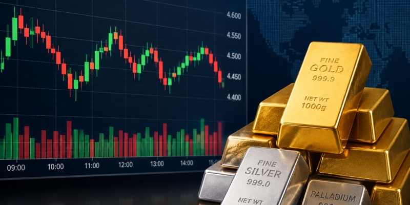 Emas Terpukul, Harga Jatuh ke Level Terendah Sejak Agustus