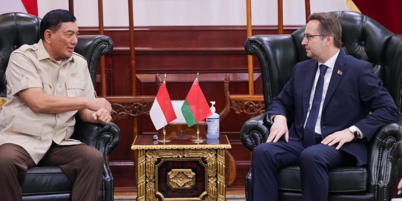 Menhan Godok Kerja Sama Pertahanan dengan Dubes Belarus dan Rusia dalam Sehari
