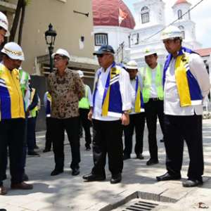 Penataan Kawasan Kota Lama Semarang Rampung April Ini