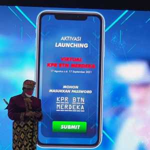 Pembukaan Pameran Virtual KPR BTN Merdeka di Jakarta, Selasa (17/8)./Dok