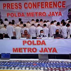 Konferensi pers kasus pemerasan yang melibatkan warga negara asing (WNA) via chating oleh Polda Metro Jaya Sabtu, 13 November/RMOL