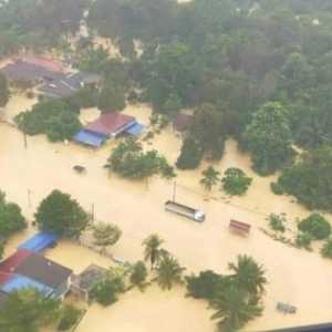 Banjir menerjang sejumlah wilayah di Malaysia/Bernama