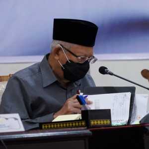 Wakil Presiden Republik Indonesia, Maruf Amin memimpin rapat tentang Penuntasan Pemulihan Pascabencana Sulteng/Ist