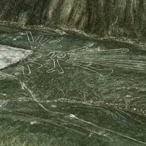 Garis-garis Nazca di Gurun Sechura. Hingga saat ini, fungsi dan tujuannya belum dapat diketahui/Net