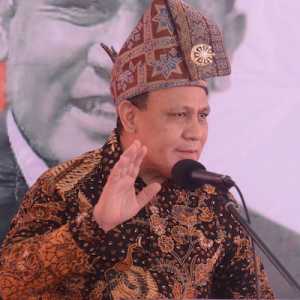Ketua KPK RI Firli Bahuri ketika berbicara dalam dialog antikorupsi yang digelas JMSI Kepulauan Riau di Batam, Sabtu (19/3)./RMOL