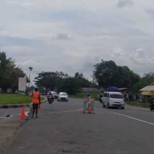 Jalan Pantai Utara (Pantura) Indramayu, Jawa Barat arah Jawa Tengah/RMOL