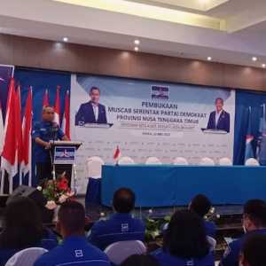 Benny Harman Urai Pesan “Everything I Do” SBY di Muscab NTT