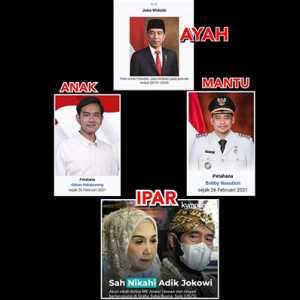 Komentari Meme Jokowi dan Anwar Usman, RR: Bung Karno, Soeharto, Gus Dur Kalah Nekad!