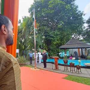 Perayaan Hari Kemerdekaan India ke-76 di India House, Jl. Taman Suropati No. 6, Menteng, Jakarta Pusat pada Senin, 15 Agustus 2022/RMOL