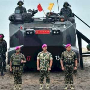 Jenderal Andika Perkasa Jadi Warga Kehormatan Marinir Setelah Pertempuran Jarak Dekat
