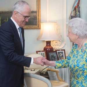 Perdana Menteri Malcolm Turnbull bertemu dengan Ratu di Istana Buckingham pada 2017/Net