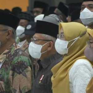 Wapres Maruf Amin (keempat dari kanan/barisan depan) saat hadiri penutupan Muktamar ke-48 Muhammadiyah/Repro