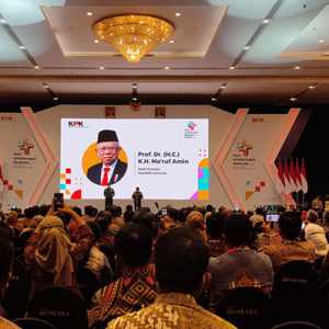 Puncak Peringatan Hakordia 2022 Resmi Dibuka Wapres Maruf Amin, Jusuf Kalla Ikut Hadir