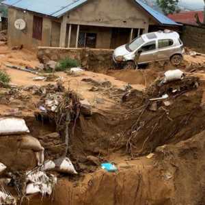 Banjir melanda Kinshasa Kongo pada Selasa 13 Desember 2022/Net