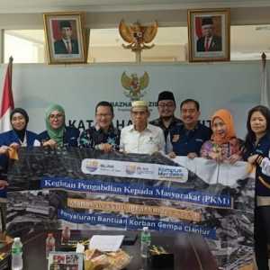Lewat BAZIS DKI, Mahasiswa STIH IBLAM Jakarta Bantu Ringankan Korban Gempa Cianjur