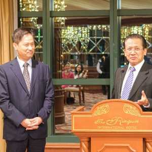 Jamuan perpisahan untuk Duta Besar Kamboja Hok Sophea di Rizqun International Hotel, Bandar Seri Begawan pada Kamis (8/12)/Ist