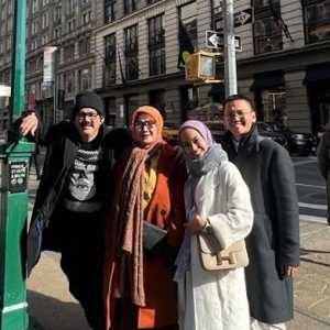Wartawan senior Ilham Bintang saat berada di New York/Ist