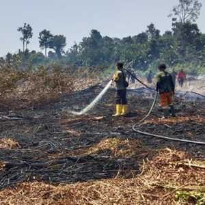 Karhutla, Kapolres Bengkalis dan Tim Bertekad Pantang Pulang Sebelum Padam
