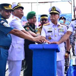 Perkuat Perairan Timur Indonesia, TNI Resmikan Pangkalan Angkatan Laut di Kaimana