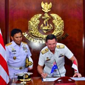 TNI AL Dan Angkatan Bersenjata Australia Komitmen Tingkatkan Kerjasama Pertahanan