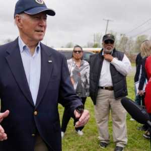 Kunjungi Mississippi Setelah Tornado Mematikan, Joe Biden: Kalian Tidak Sendirian