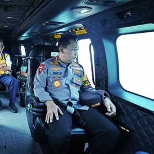 Pantau Lewat Helikopter, Kapolri dan Panglima TNI Pastikan Arus Mudik di Tol Jakarta-Merak hingga Pelabuhan Bakauheni Kondusif