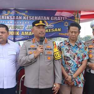 Pastikan Pemudik Aman, Polisi Cek Kesehatan Seluruh Sopir Taksi di Bandara Soetta