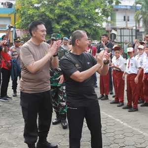 Hardiknas, Ratusan Siswa SD Antusias Disambangi Kapolda Riau dan Danrem Wira Bima