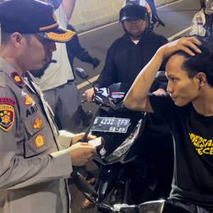 Polisi Tangkap Pebalap Liar di Jalan Non Tol Kuningan