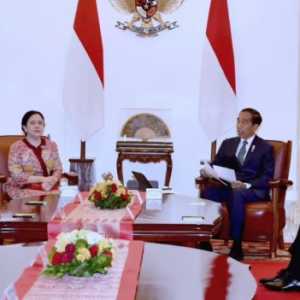 Presiden Joko Widodo dan Puan Maharani bersama ketua parlemen MIKTA/Net