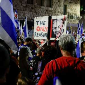 Aksi protes warga Israel/Net