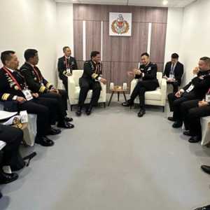 KSAL Jalin Pertemuan Bilateral dengan Angkatan Laut Singapura dan AS