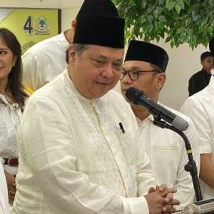 Airlangga Belum Bahas Kursi Kabinet dengan Prabowo