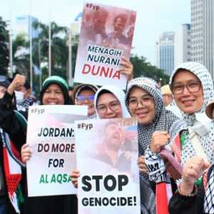 Pemuda Indonesia Tuntut Yordania dan Mesir Buka Perbatasan