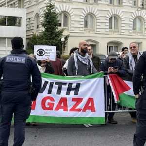 Jamuan Makan Malam Gedung Putih Diwarnai Aksi Protes Pendukung Palestina