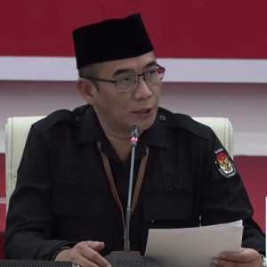 Mirofon Ketua KPU Macet saat Sidang Penetapan Prabowo-Gibran