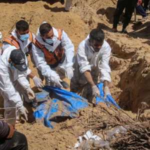 283 Mayat Ditemukan Membusuk di RS Nasser Gaza