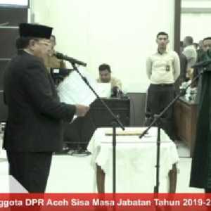 Aramiko Aritonang Dilantik Jadi Anggota DPR Aceh